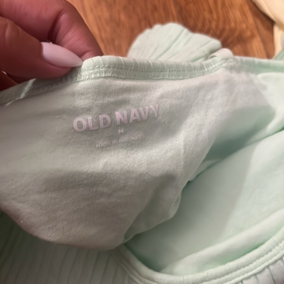 Pastel Ribbed Tank Tops Set - Picture 3 of 4